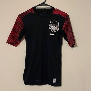 Nike Pro Combat Small Football Half-Sleeve Compression Shirt